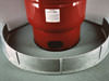 Our water heater flood protection system for basements in Chassell