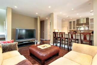 Decorated Basement in Houghton,MI and WI