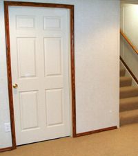 Basement Ceiling Tiles installed in a Michigan and Wisconsin refinished basement