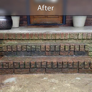 Sinking stairs repaired with PolyLevel® Ashland