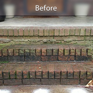 Sunken front stoop in Ashland
