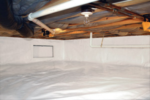 Crawl Space Repair After in Houghton