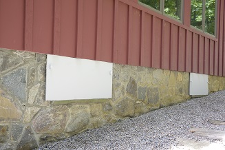 Airtight crawl space doors in Hurley