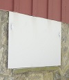 head-on view of one of our doors installed in Hurley for crawl spaces