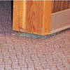 A floor slab separating from the wall in a Chassell home.