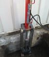 Ashland foundation with settlement issues being lifted by push piers that were installed by our contractors
