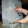 a failing crawl space support in Houghton