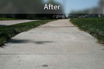 Fixing sunken concrete with PolyLevel® in Ashland