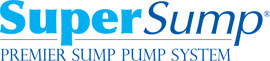 Logo for our SuperSump® Pump System, available in Escanaba and other parts of Michigan and Wisconsin