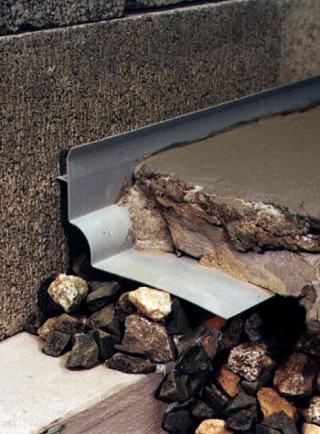 below foundation slab drain system for installing a French drain in Three Lakes