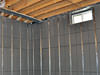 insulated panels for insulating basement walls before finishing the space, available in Hancock