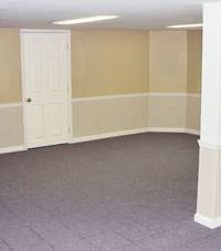 Plastic 20-mil vapor barrier for dirt basements, Phillips, Michigan and Wisconsin installation
