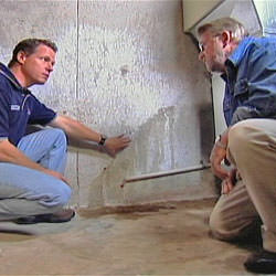 creating a basement waterproofing system with contractors in Chassell